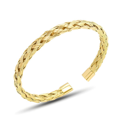 18K gold plated Stainless steel bracelet, Mashalla