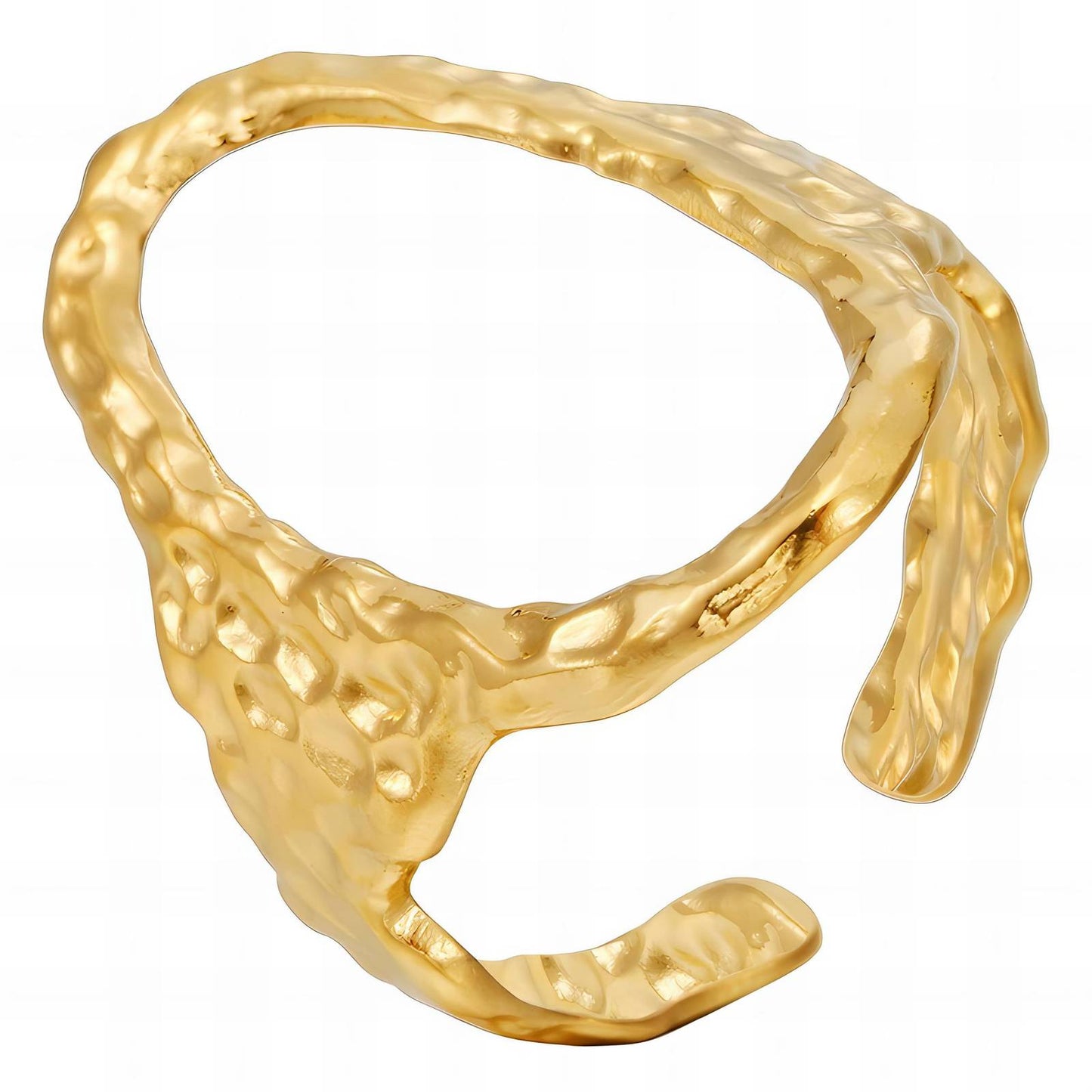 18K gold plated Stainless steel finger ring, Mashalla