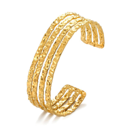 18K gold plated Stainless steel bracelet, Mashalla