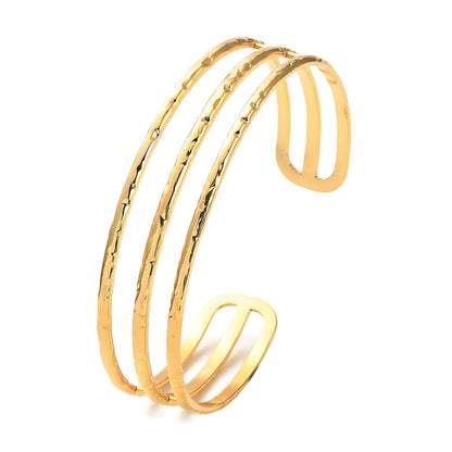 18K gold plated Stainless steel bracelet, Mashalla