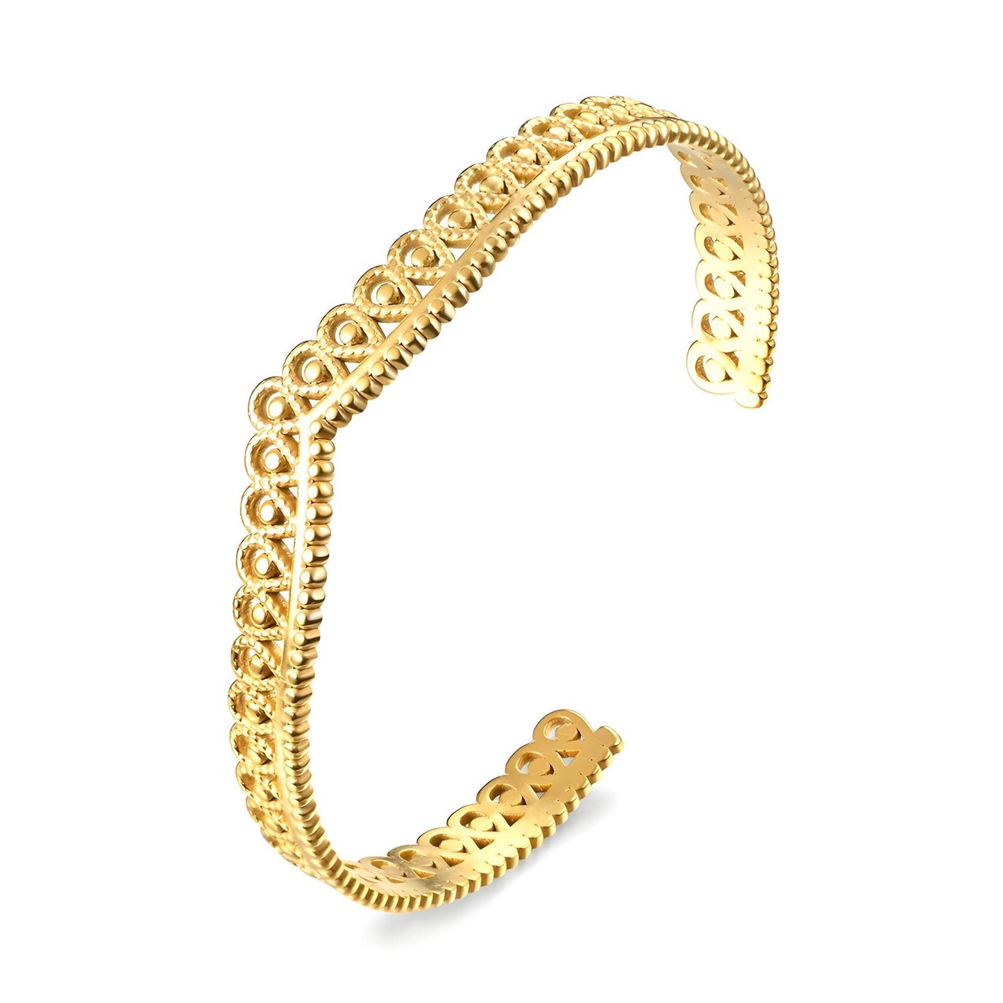 18K gold plated Stainless steel bracelet, Mashalla