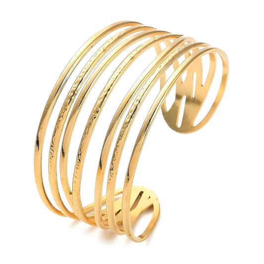 18K gold plated Stainless steel bracelet, Mashalla