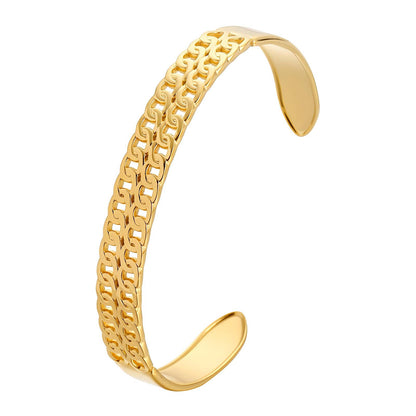 18K gold plated Stainless steel bracelet, Mashalla