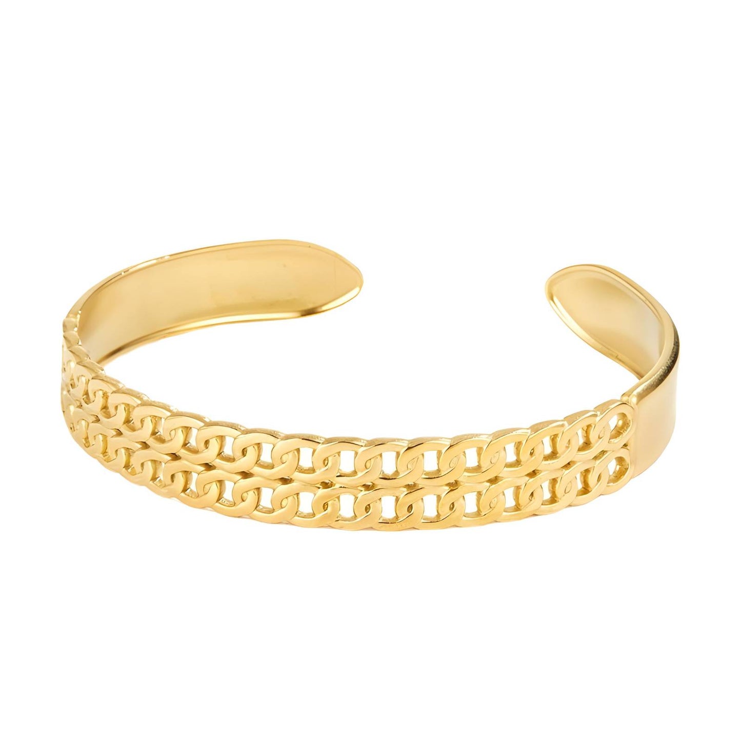 18K gold plated Stainless steel bracelet, Mashalla