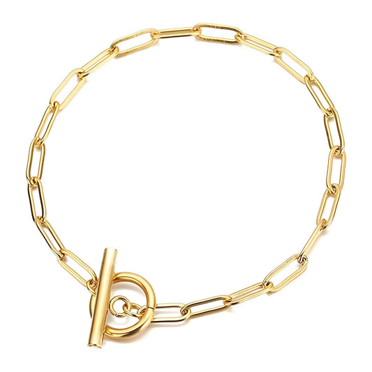 18K gold plated Stainless steel bracelet, Mashalla