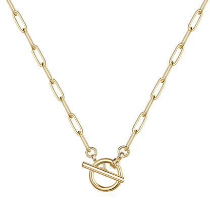 18K gold plated Stainless steel necklace, Mashalla