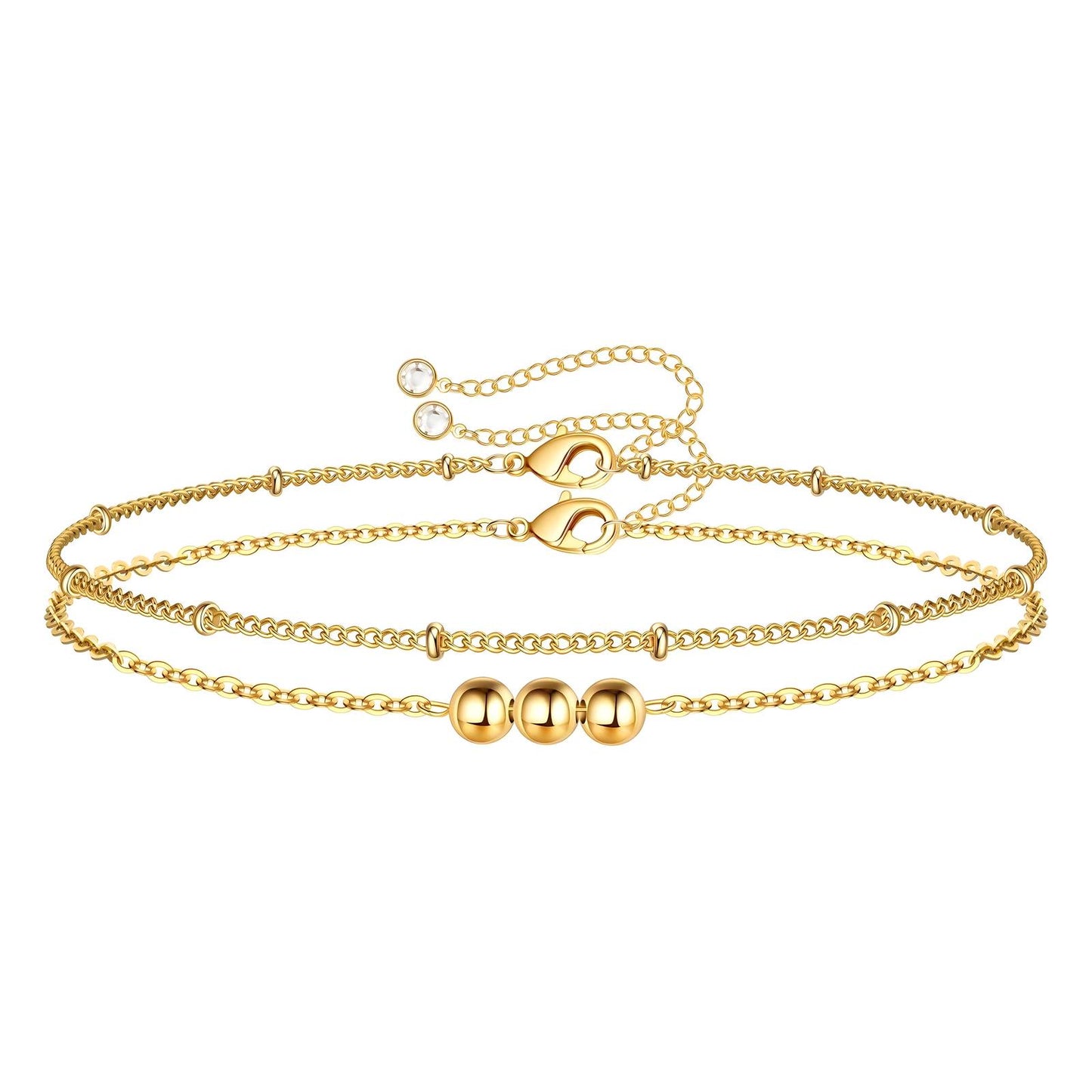 18K gold plated Stainless steel bracelet, Mashalla