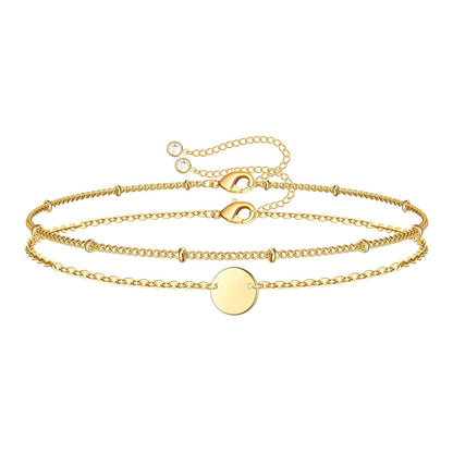 18K gold plated Stainless steel bracelet, Mashalla