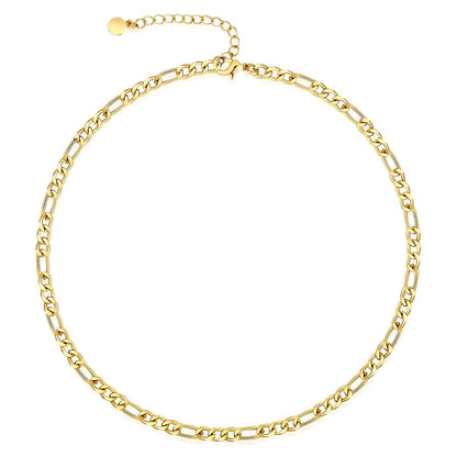 18K gold plated Stainless steel necklace, Mashalla