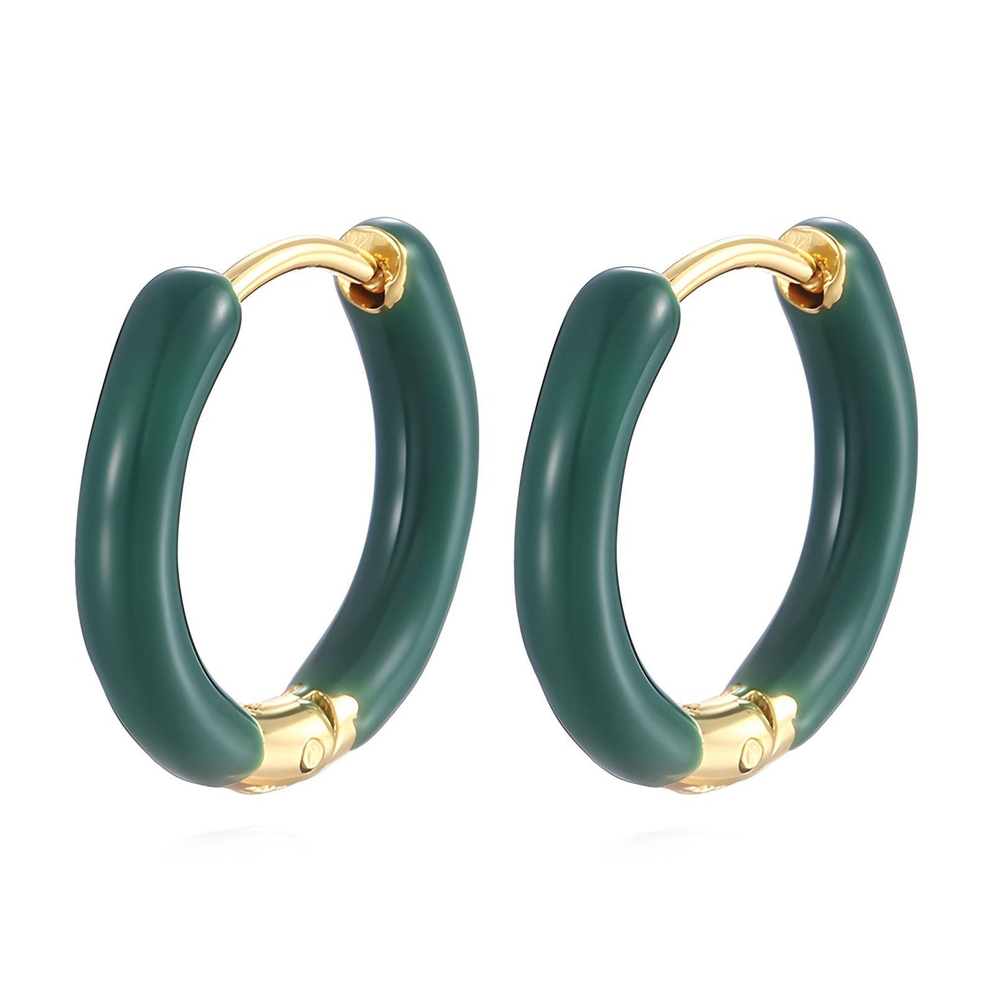 18K gold plated Stainless steel earrings, Mashalla