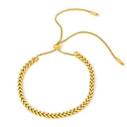 18K gold plated Stainless steel bracelet, Mashalla