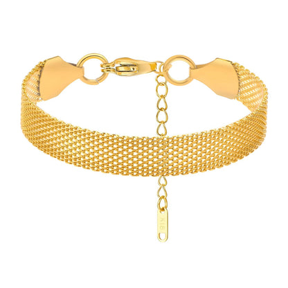 18K gold plated Stainless steel bracelet, Mashalla