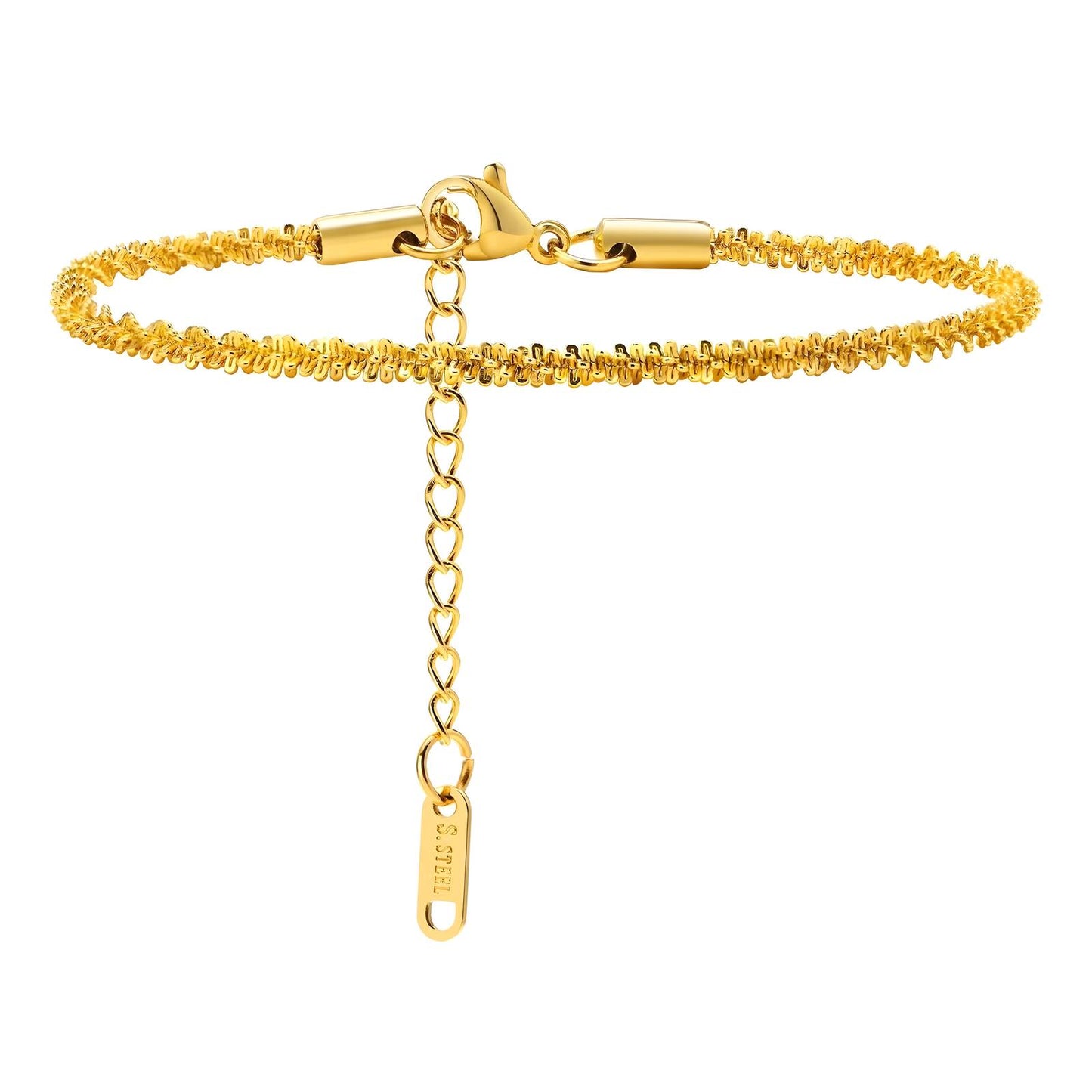 18K gold plated Stainless steel bracelet, Mashalla