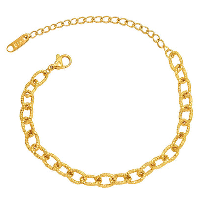 18K gold plated Stainless steel bracelet, Mashalla