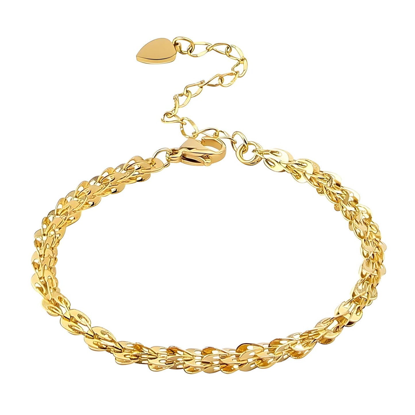 18K gold plated Stainless steel bracelet, Mashalla