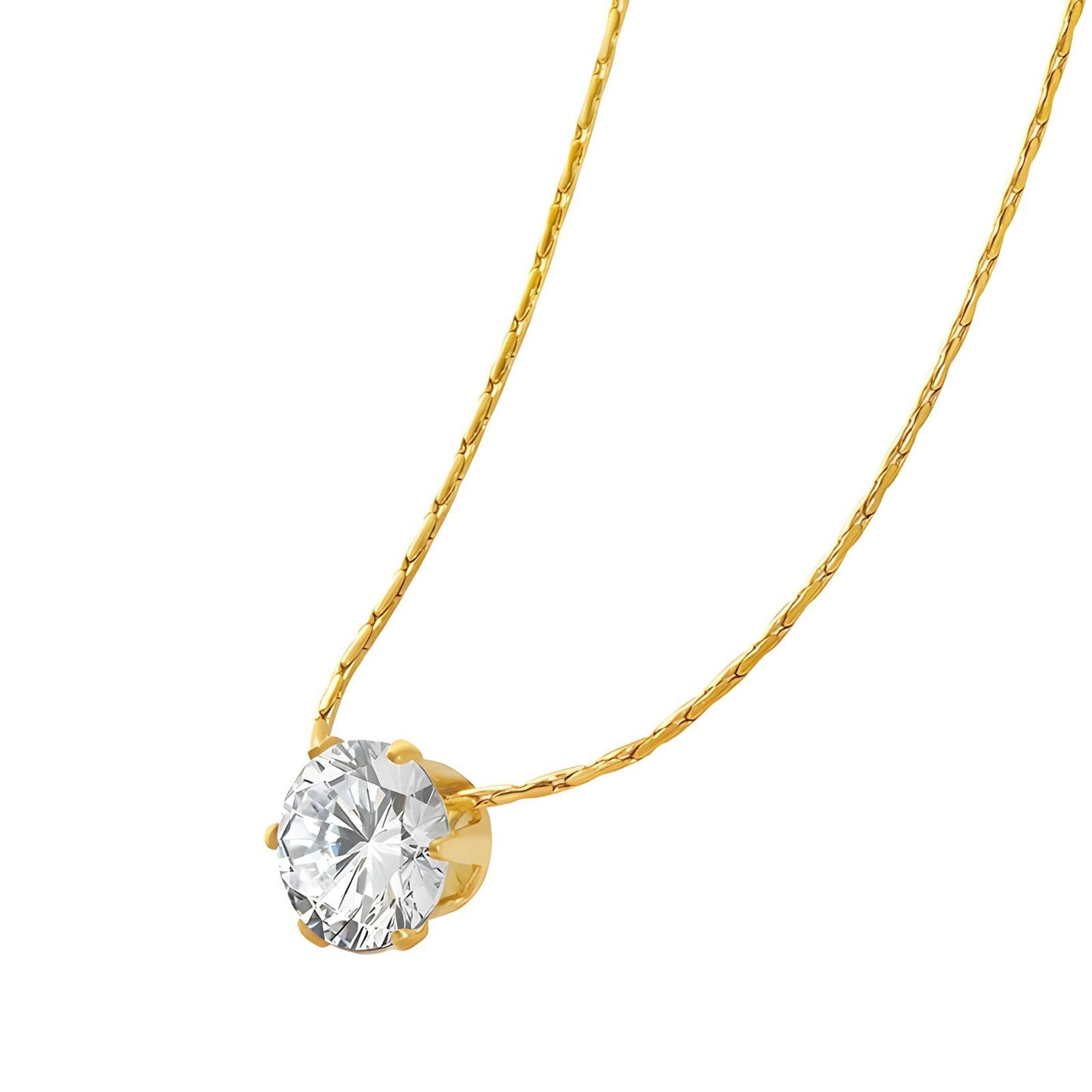 18K gold plated Stainless steel necklace, Mashalla