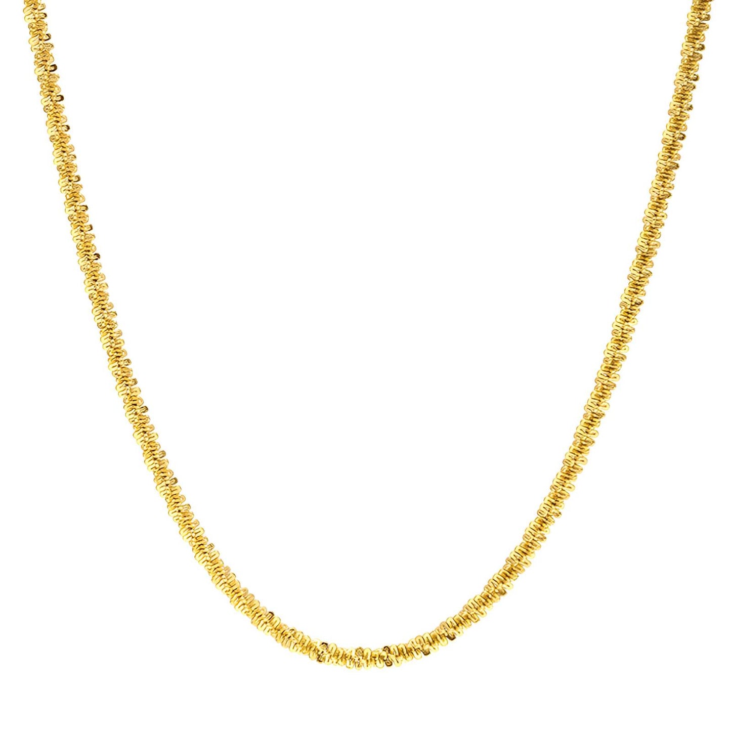 18K gold plated Stainless steel necklace, Mashalla