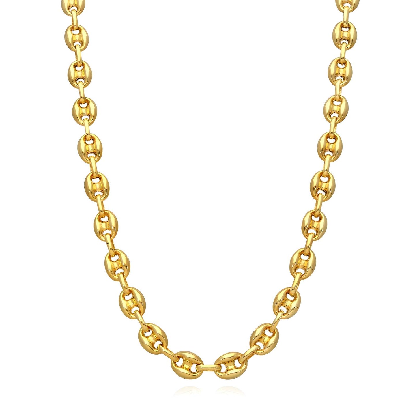 18K gold plated Stainless steel necklace, Mashalla