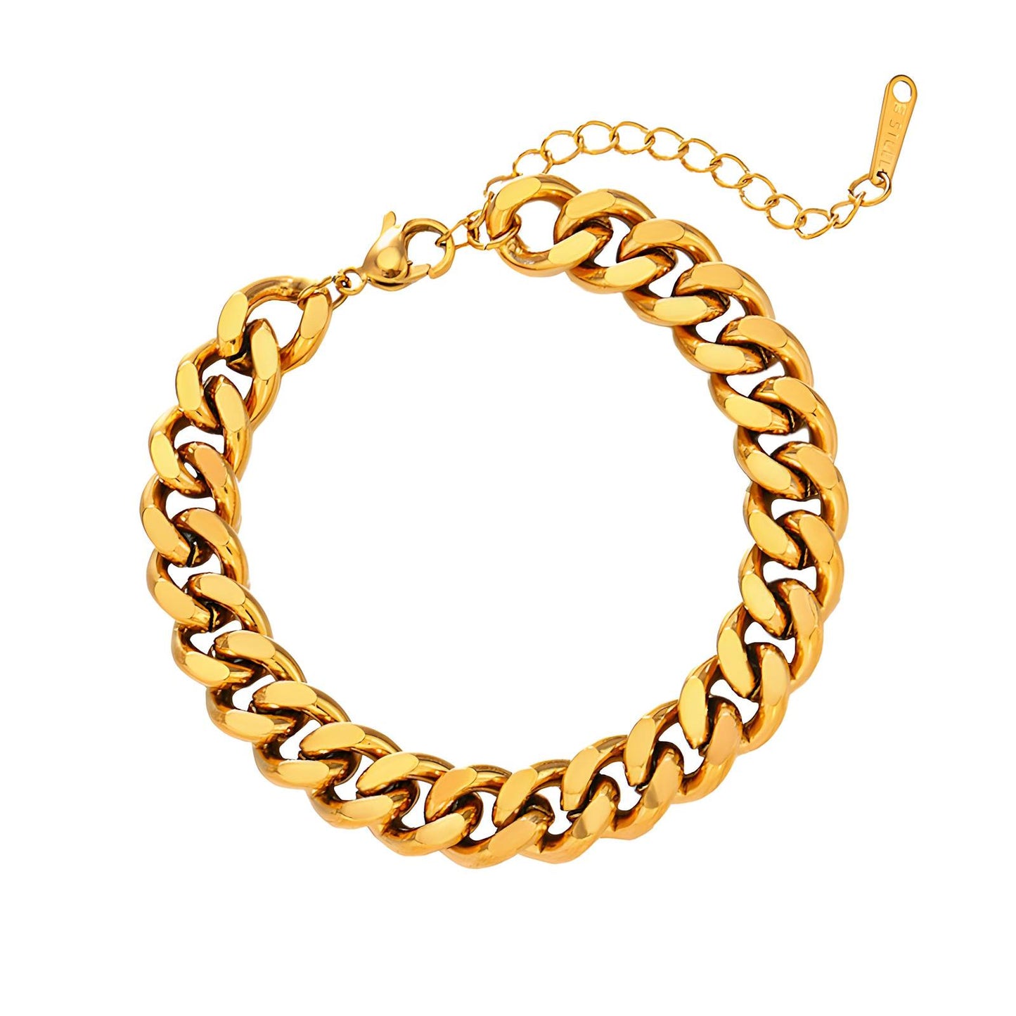 18K gold plated Stainless steel bracelet, Mashalla