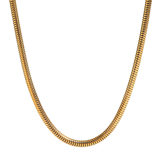 18K gold plated Stainless steel necklace, Mashalla