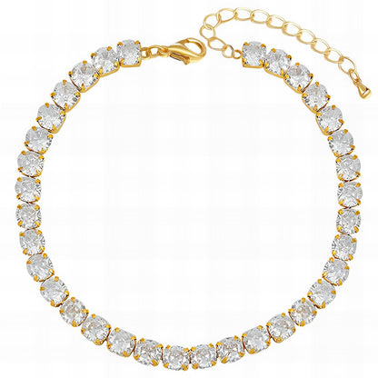 18K gold plated Stainless steel  Tennis bracelet, Mashalla