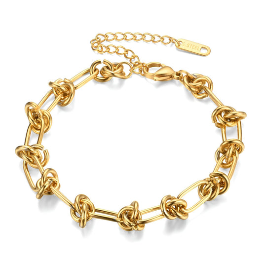 18K gold plated Stainless steel bracelet, Mashalla