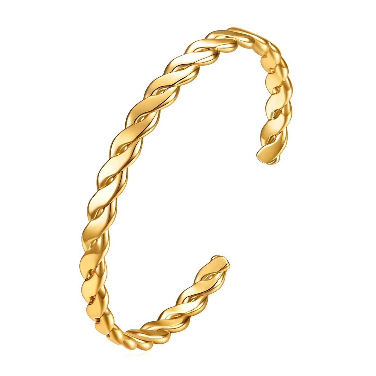 18K gold plated Stainless steel bracelet, Mashalla