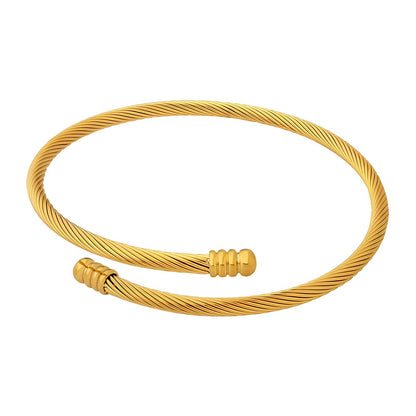 18K gold plated Stainless steel bracelet, Mashalla