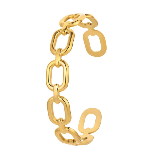 18K gold plated Stainless steel bracelet, Mashalla