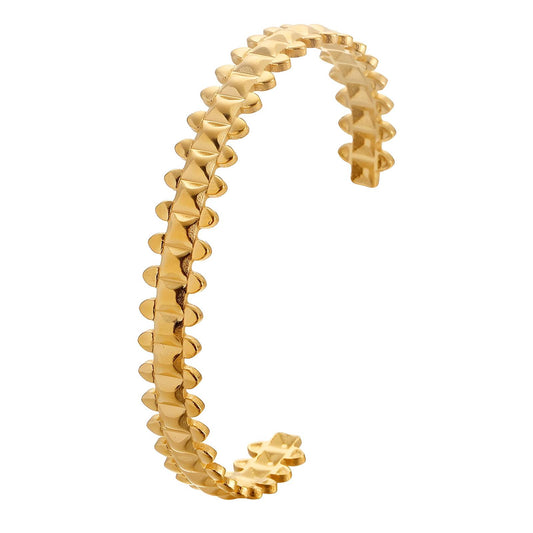 18K gold plated Stainless steel bracelet, Mashalla