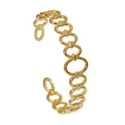 18K gold plated Stainless steel bracelet, Mashalla