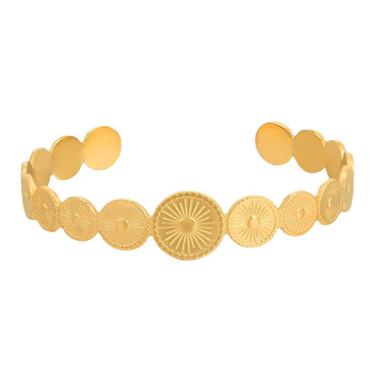 18K gold plated Stainless steel bracelet, Mashalla