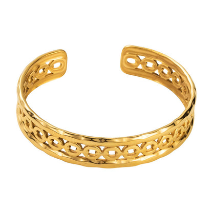 18K gold plated Stainless steel bracelet, Mashalla