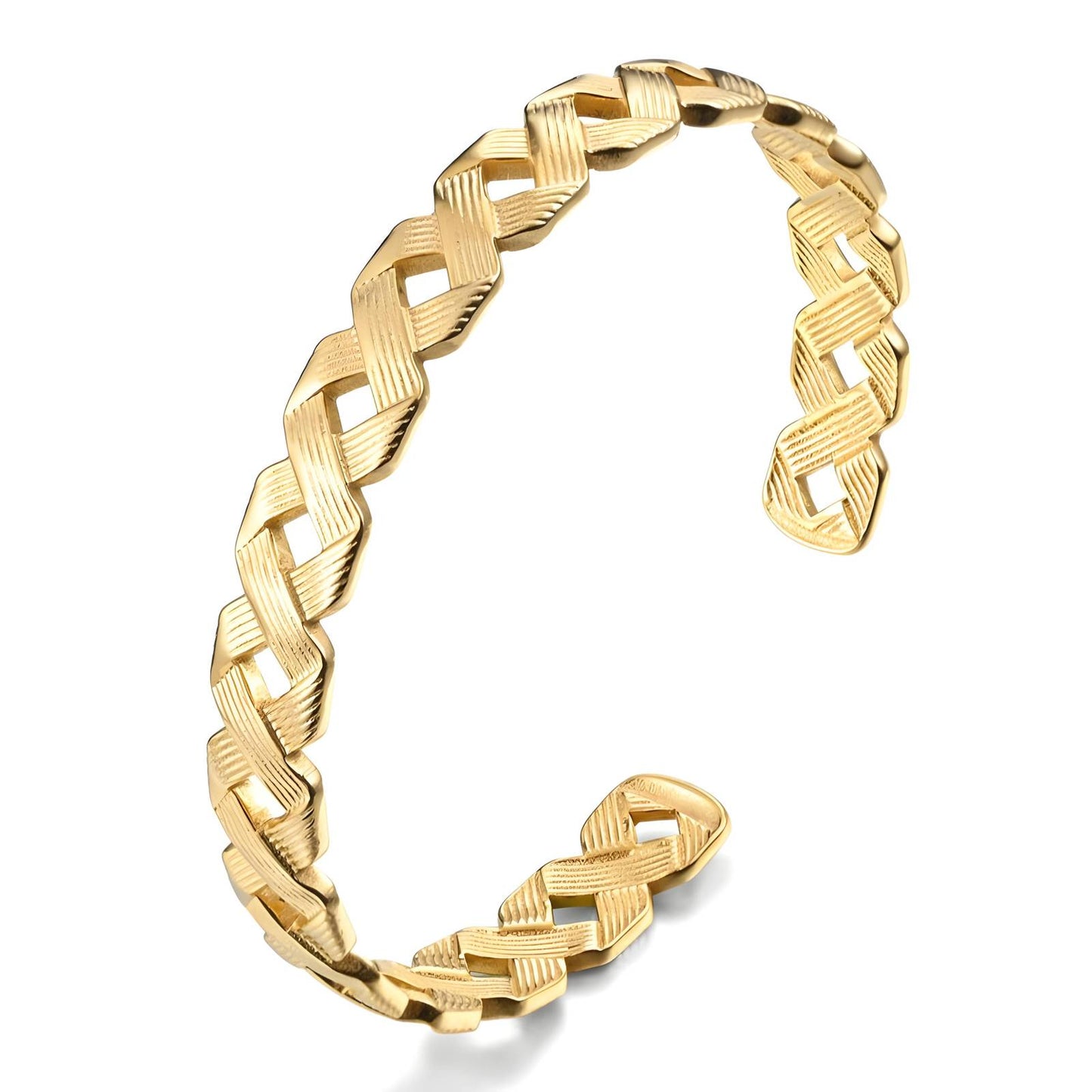 18K gold plated Stainless steel bracelet, Mashalla