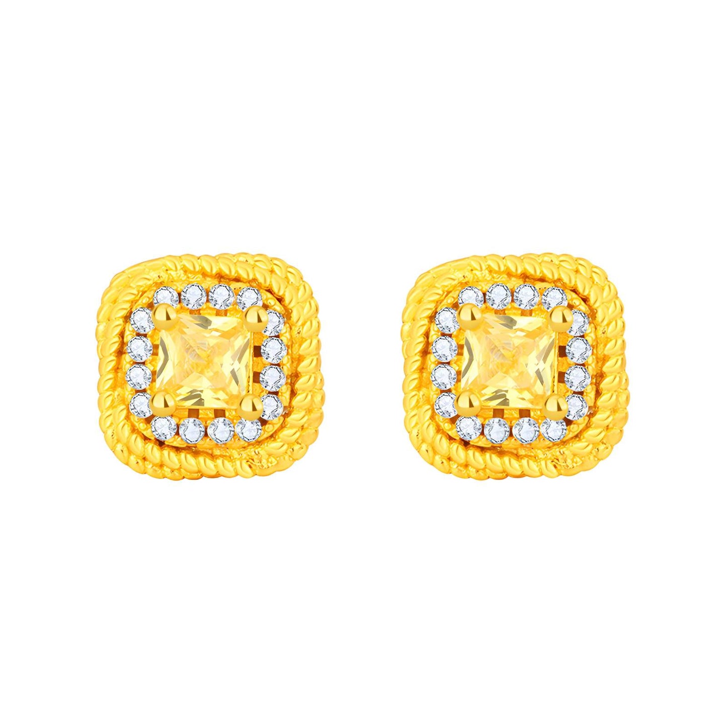 18K gold plated Stainless steel earrings, Mashalla