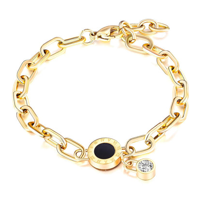 18K gold plated Stainless steel bracelet, Mashalla