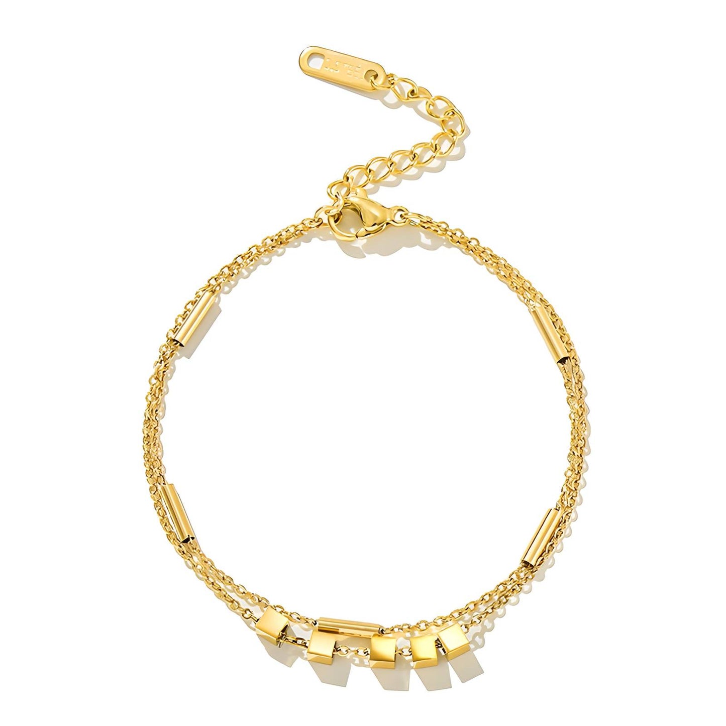 18K gold plated Stainless steel bracelet, Mashalla