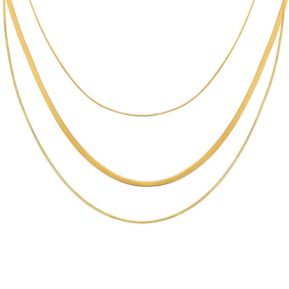 18K gold plated Stainless steel necklace, Mashalla