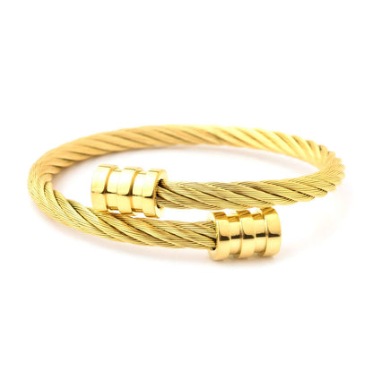 18K gold plated Stainless steel bracelet, Mashalla