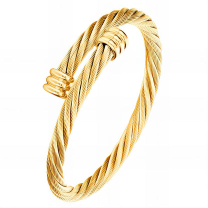 18K gold plated Stainless steel bracelet, Mashalla