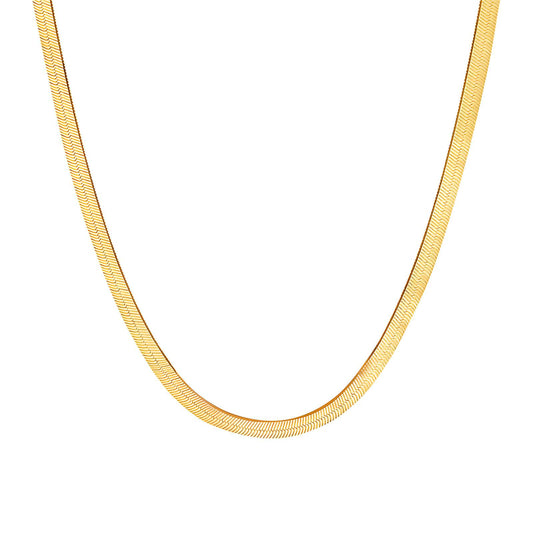 18K gold plated Stainless steel necklace, Mashalla