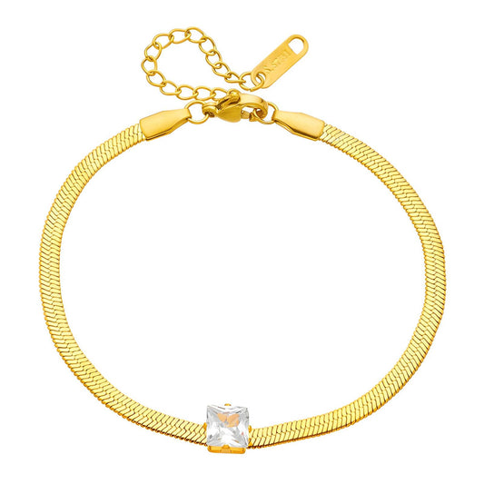 18K gold plated Stainless steel bracelet, Mashalla