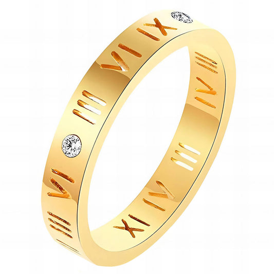 18K gold plated Stainless steel finger ring, Mashalla