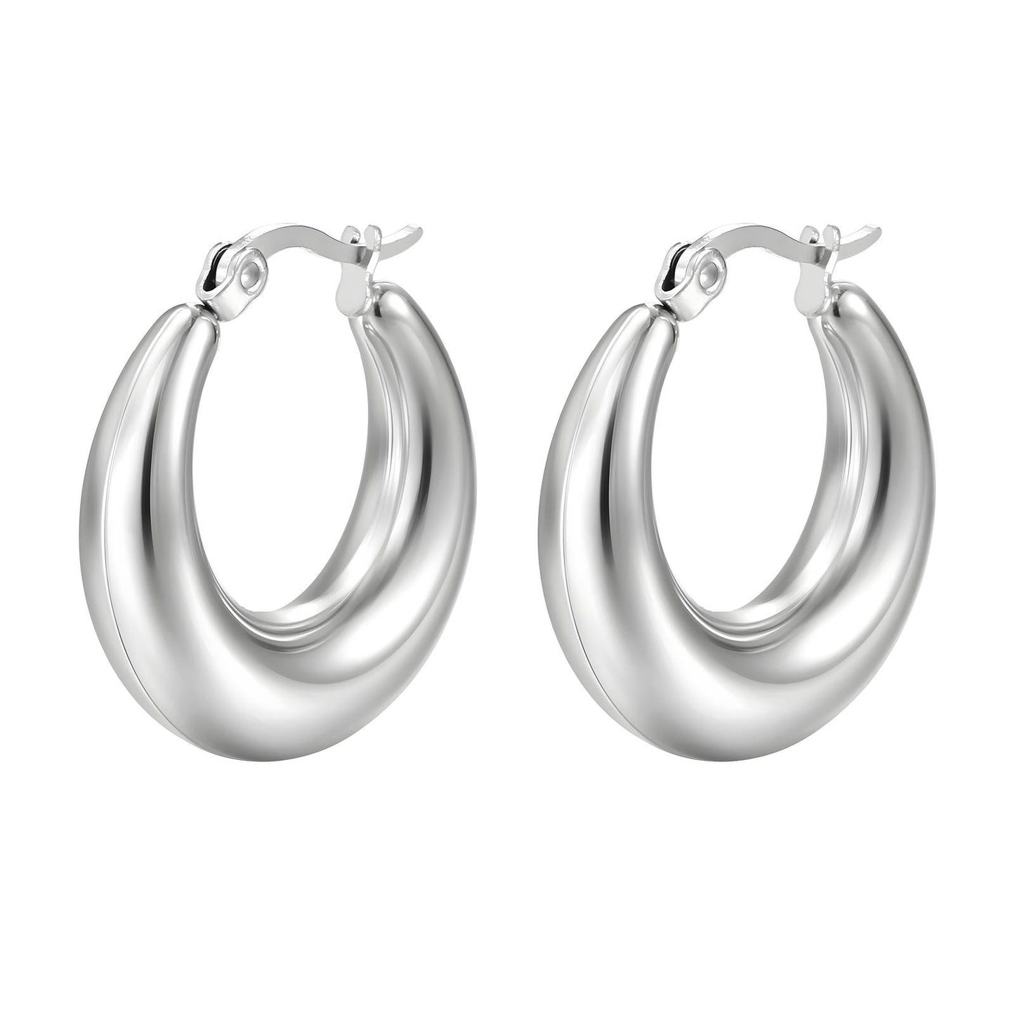 Stainless steel earrings, Mashalla