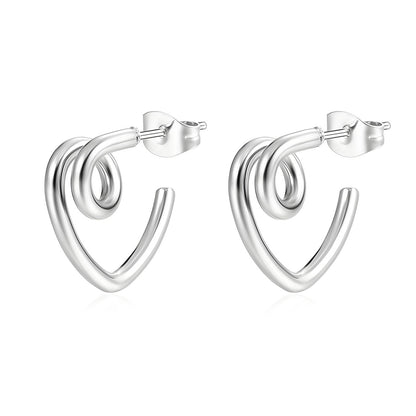 Stainless steel earrings, Mashalla