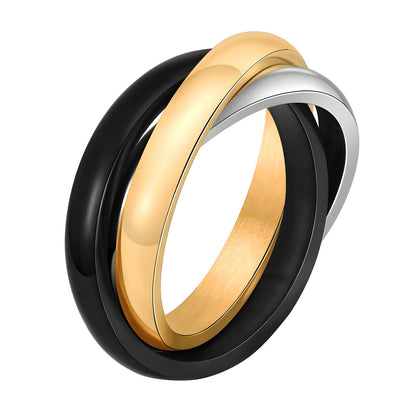 18K gold plated Stainless steel finger ring, Mashalla