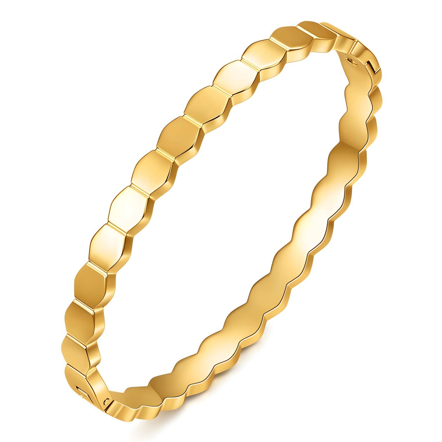 18K gold plated Stainless steel bracelet, Mashalla