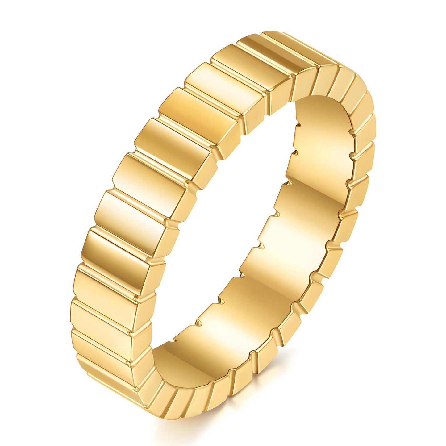 18K gold plated Stainless steel finger ring, Mashalla