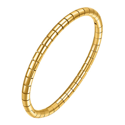 18K gold plated Stainless steel bracelet, Mashalla