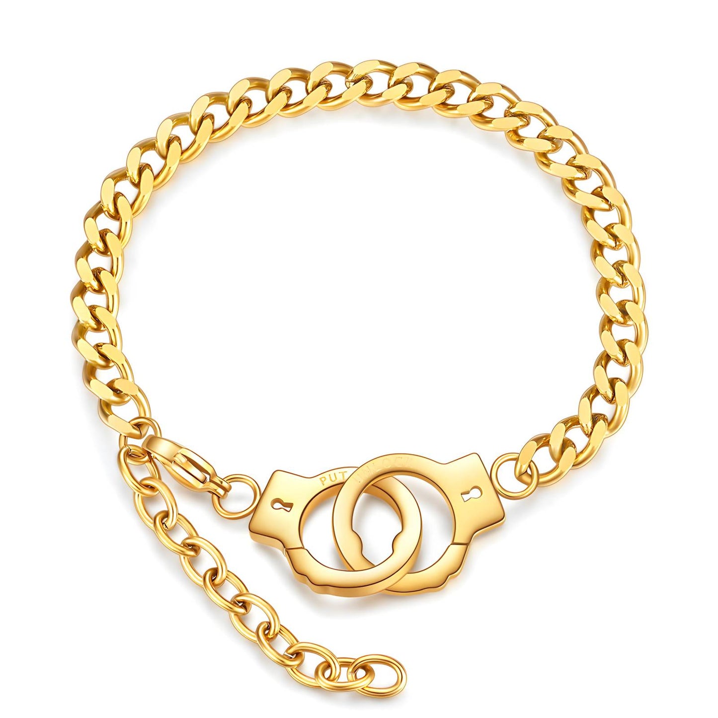 18K gold plated Stainless steel bracelet, Mashalla